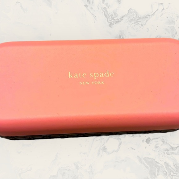 Kate Spade New Authentic Hard Clamshell Eyeglasses Case - Pink - Picture 5 of 12